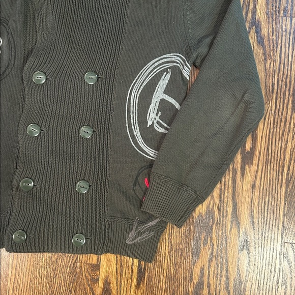 Desigual Printed Knit Cardigan - Picture 4 of 12